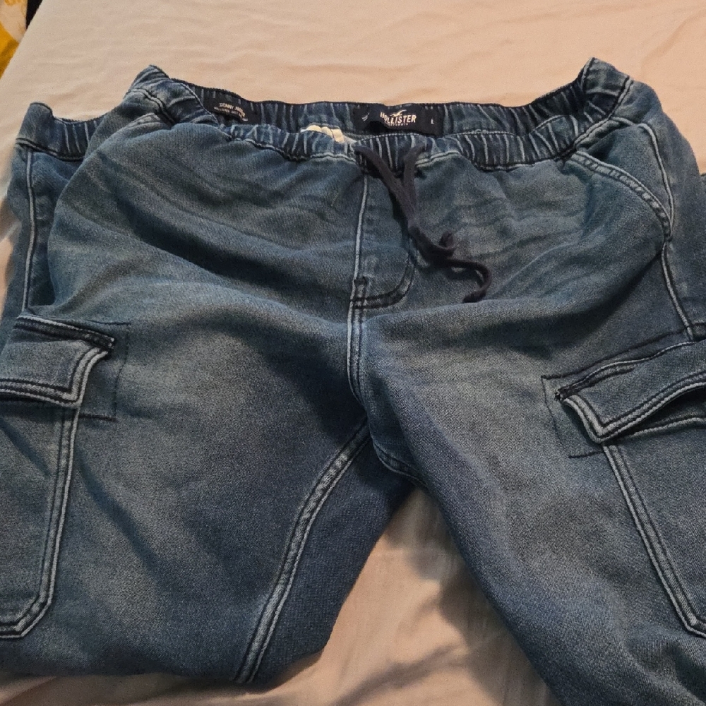 Hollister Denim Blue Joggers